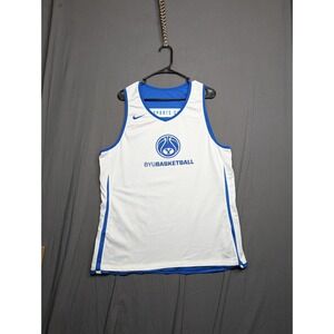 NikeBYU Reversible Blue White Basketball Practice Jersey Size XL